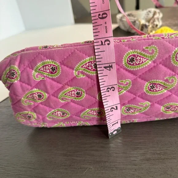 Vera Bradley Pink Top Handle Bag Purse Tote - Picture 9 of 10